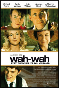Poster for the movie "Wah-Wah"