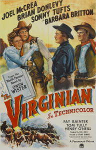 Poster for the movie "The Virginian"