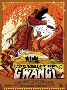 Poster for the movie "The Valley of Gwangi"
