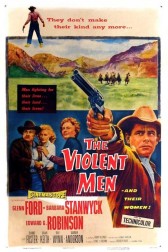Poster for the movie "The Violent Men"
