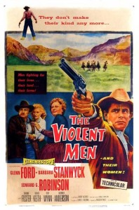 Poster for the movie "The Violent Men"