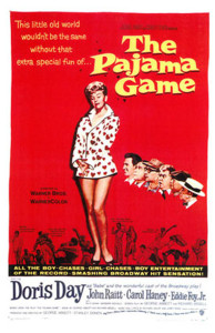 Poster for the movie "The Pajama Game"