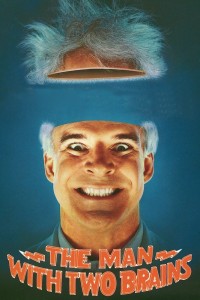 Poster for the movie "The Man with Two Brains"