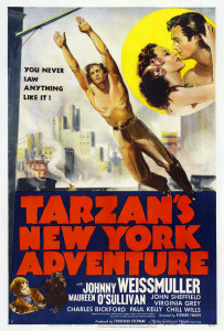 Poster for the movie "Tarzan's New York Adventure"