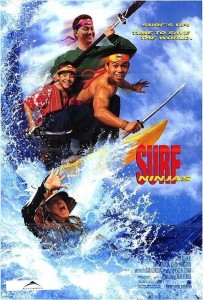 Poster for the movie "Surf Ninjas"