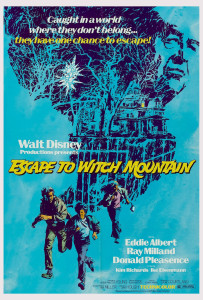 Poster for the movie "Escape to Witch Mountain"
