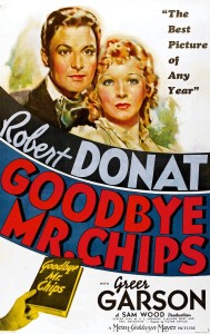 Poster for the movie "Goodbye, Mr. Chips"