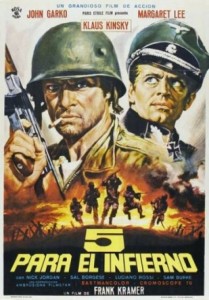 Poster for the movie "Five for Hell"