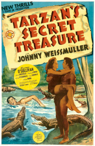 Poster for the movie "Tarzan's Secret Treasure"
