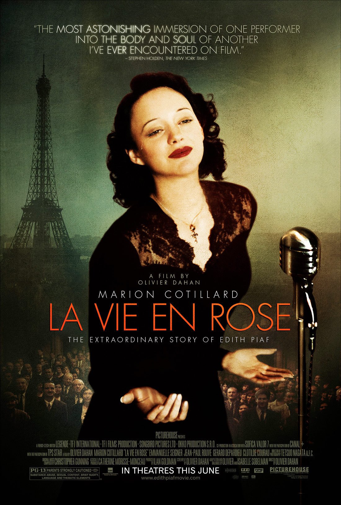 Poster for the movie "La Vie en Rose"