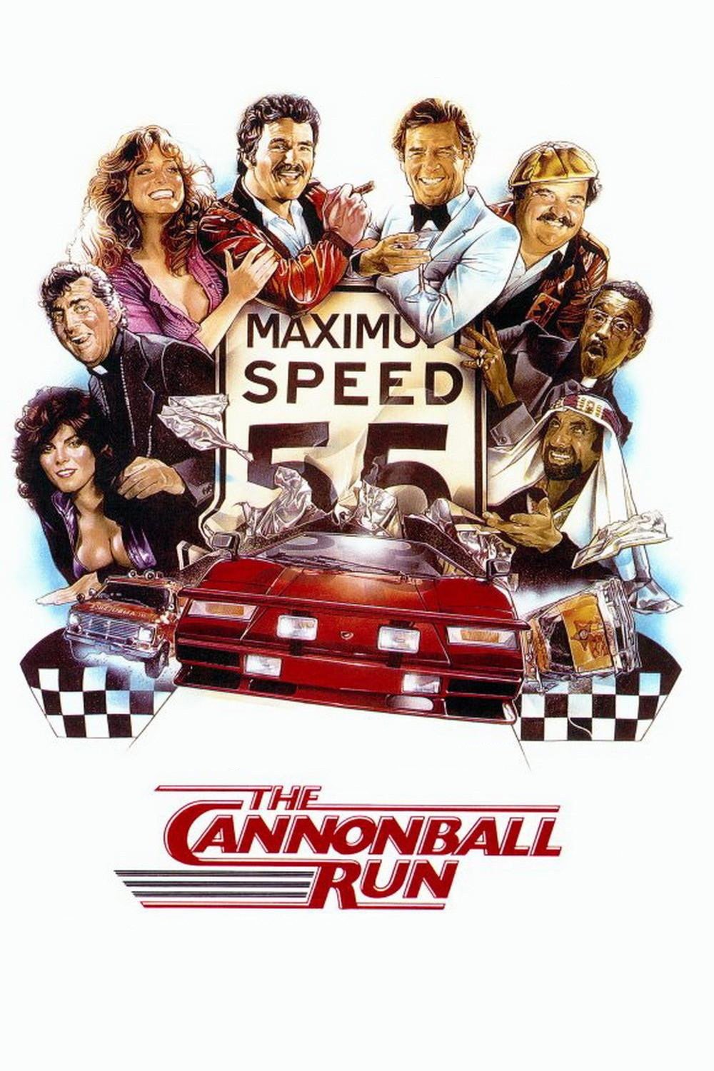 Poster for the movie "The Cannonball Run"