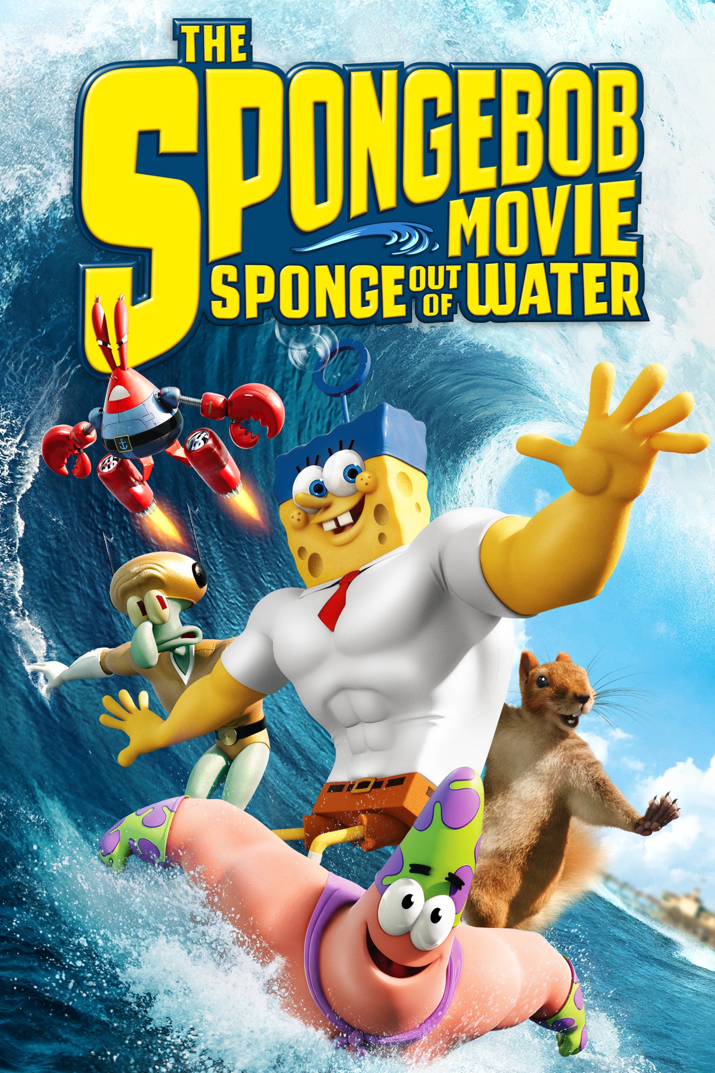 Poster for the movie "The SpongeBob Movie: Sponge Out of Water"