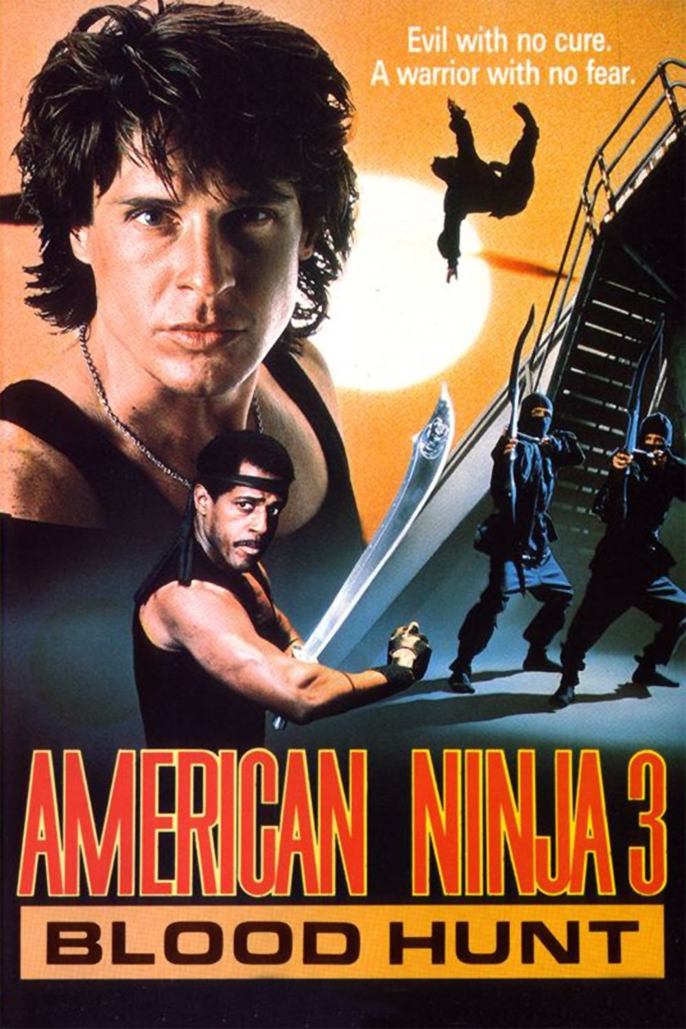 Poster for the movie "American Ninja 3: Blood Hunt"