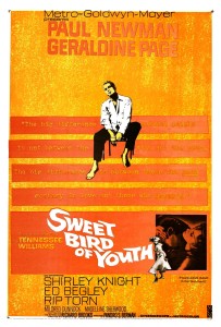 Poster for the movie "Sweet Bird of Youth"