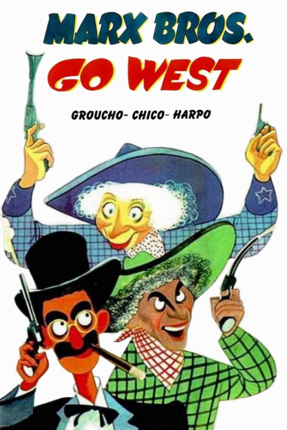 Poster for the movie "Go West"