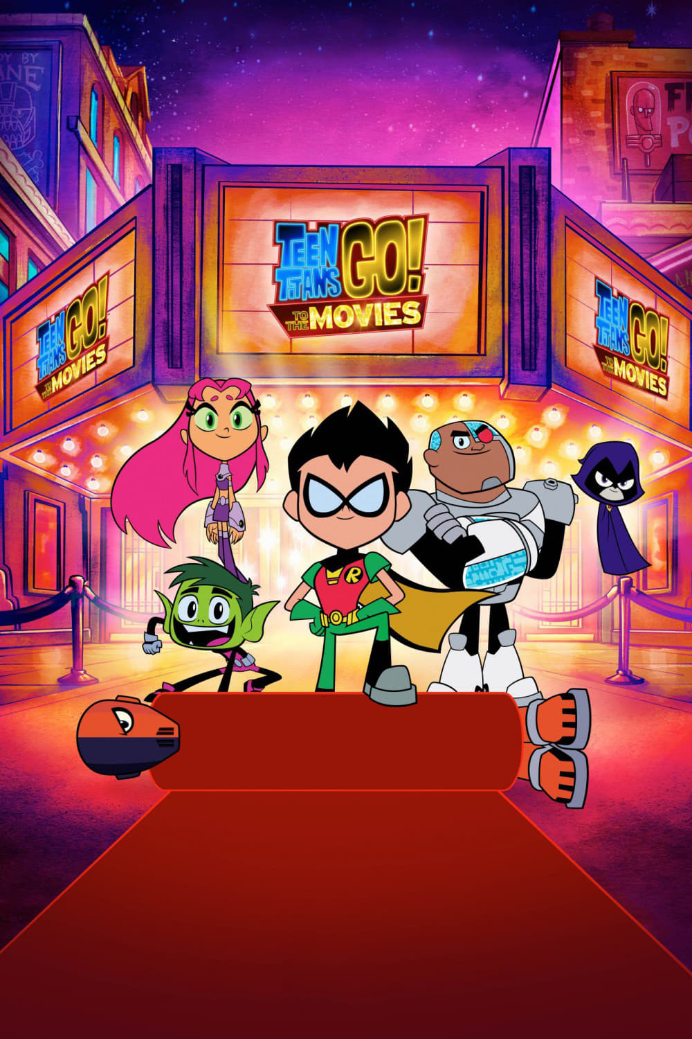 Poster for the movie "Teen Titans Go! To the Movies"