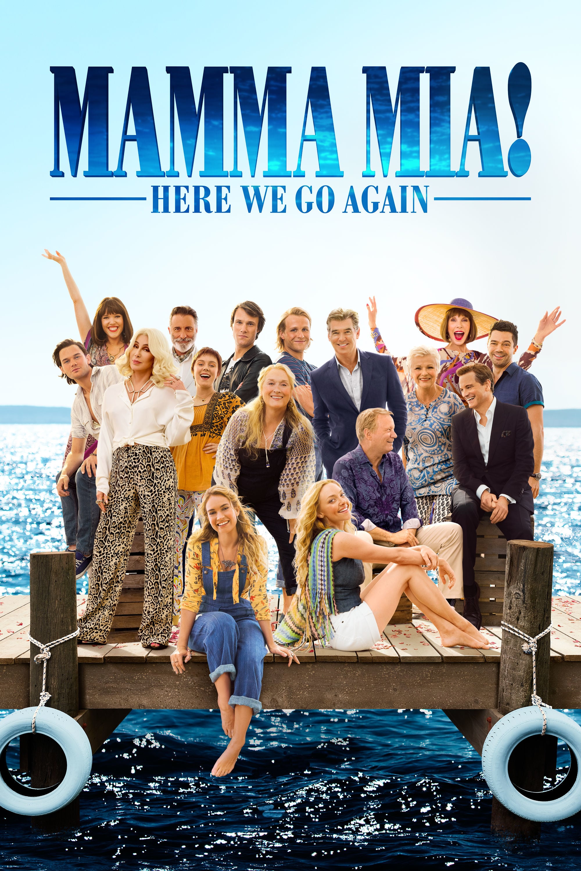 Poster for the movie "Mamma Mia! Here We Go Again"