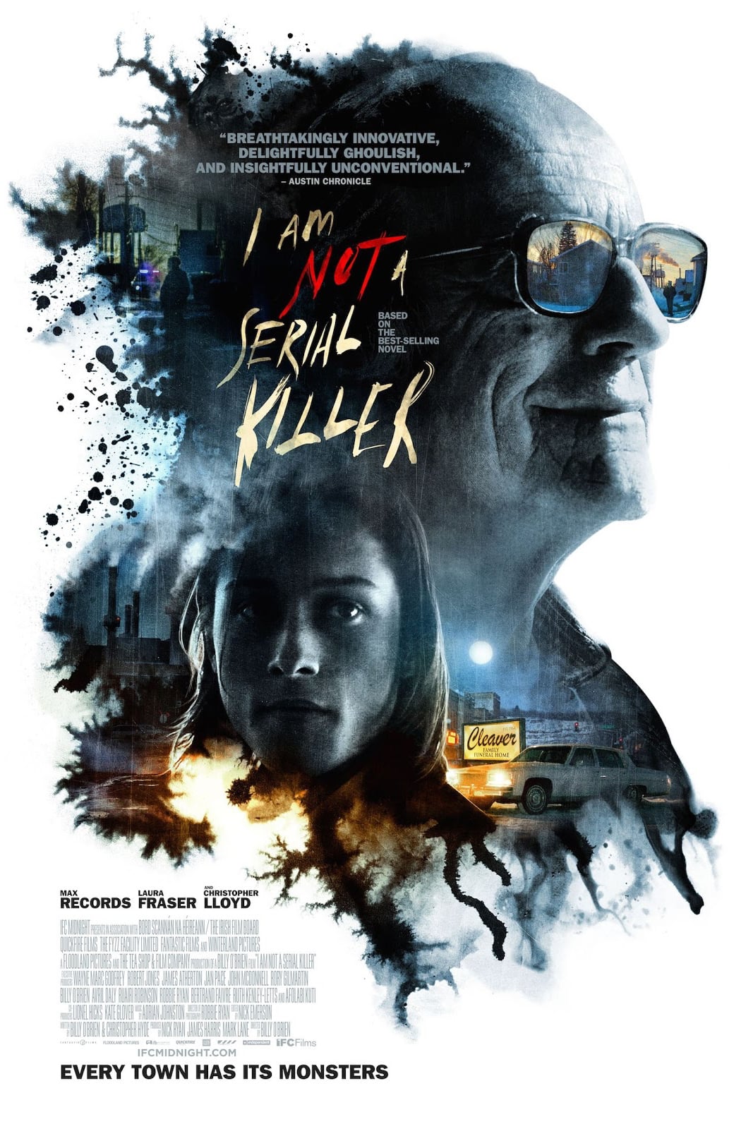 Poster for the movie "I Am Not a Serial Killer"