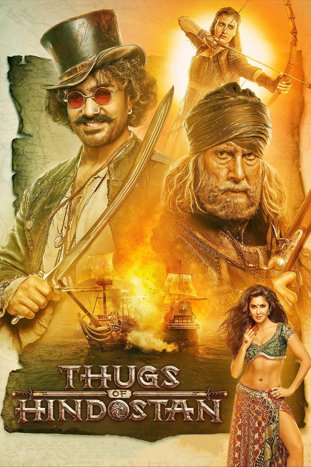Poster for the movie "Thugs of Hindostan"